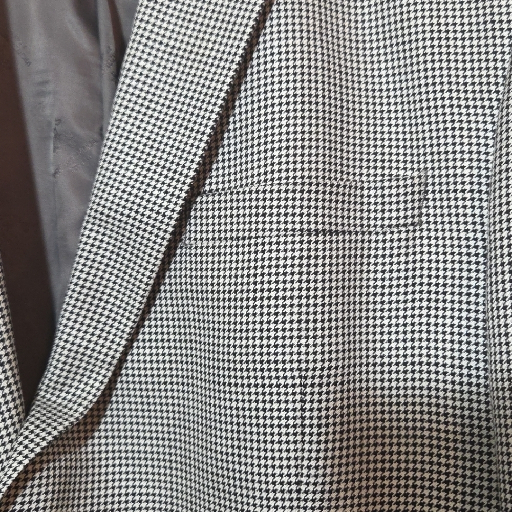 ProntoModa Italia Lana Lux Silk Wool, Cashmere Jacket Blazer Suit Coat Mens 46R - Picture 2 of 16